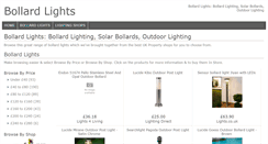 Desktop Screenshot of bollardlights.co.uk